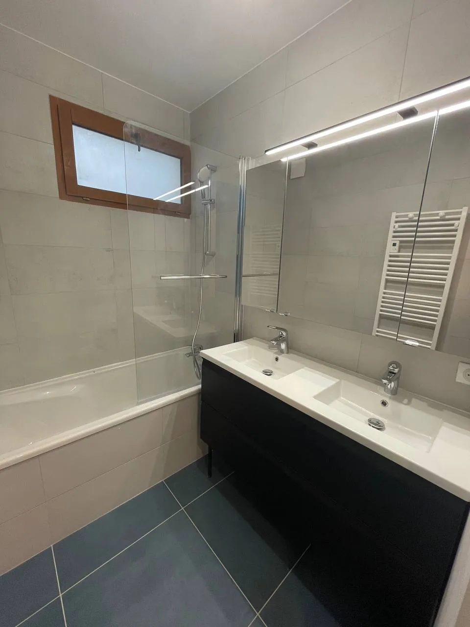 La salle de bain rénovée