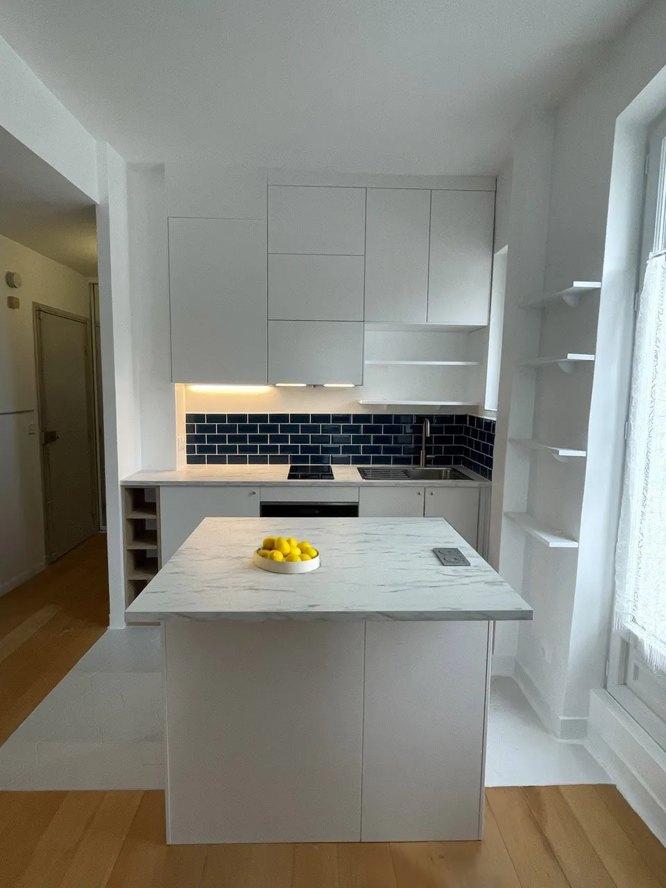 Rénovation cuisine — projet Belgrand, Paris 20e