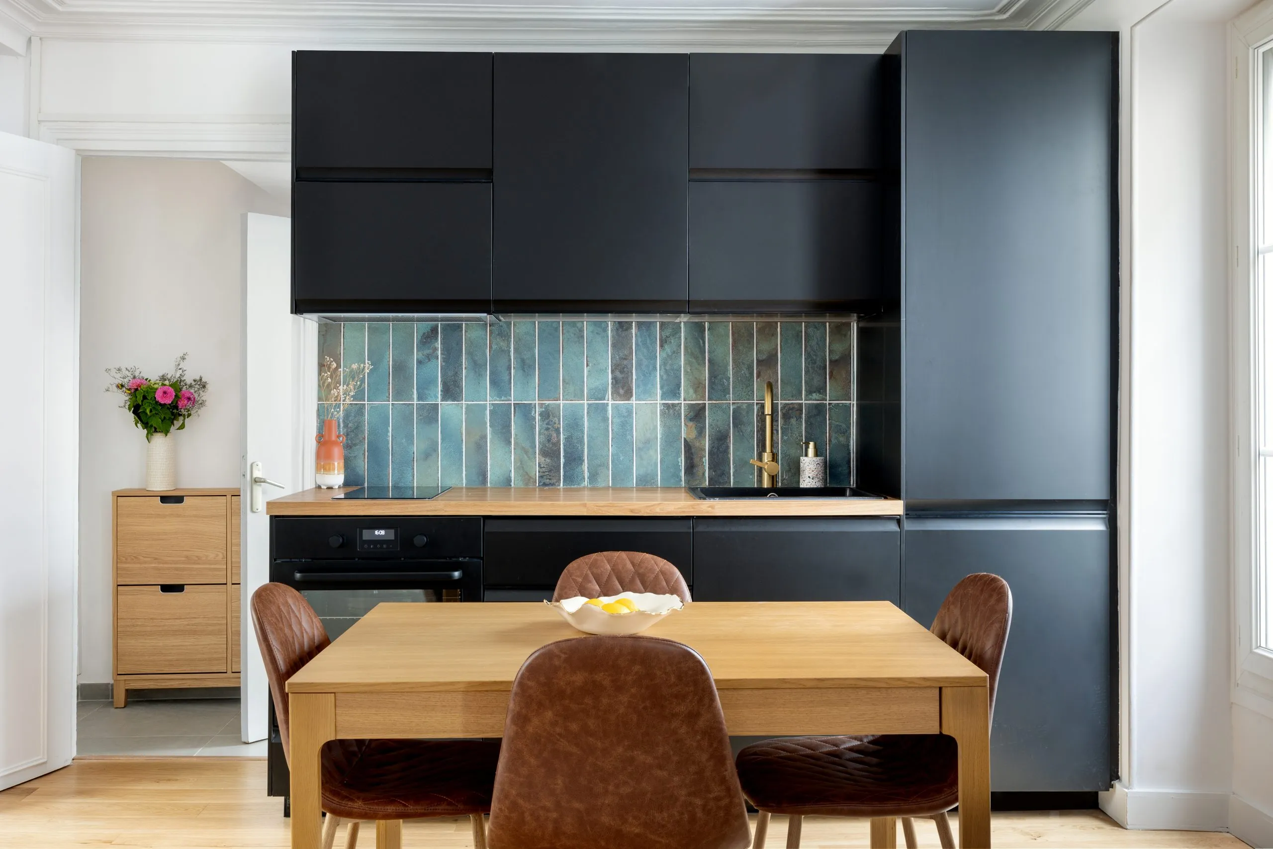 Rénovation projet Goncourt — cuisine moderne